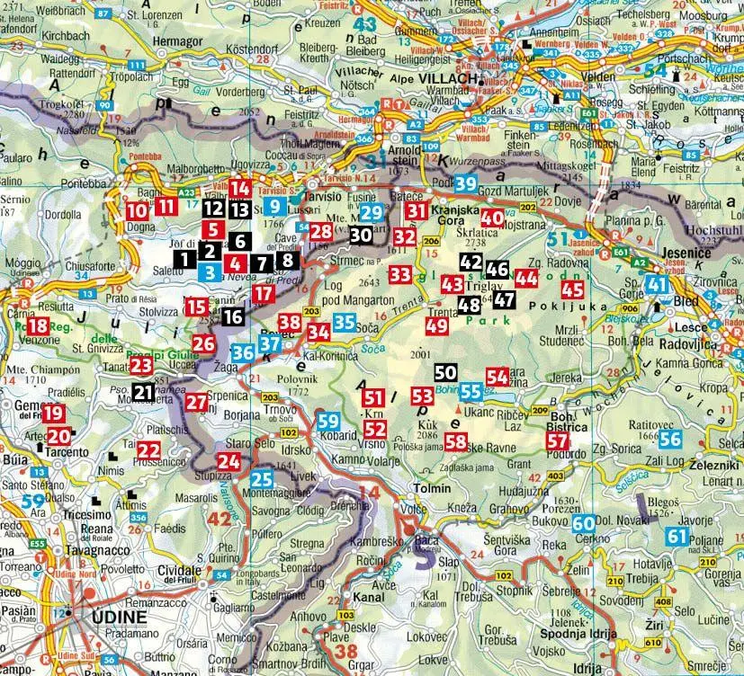 Bild: 9783763314799 | ROTHER Wanderführer Julische Alpen. 61 Touren zwischen Tarvisio,...