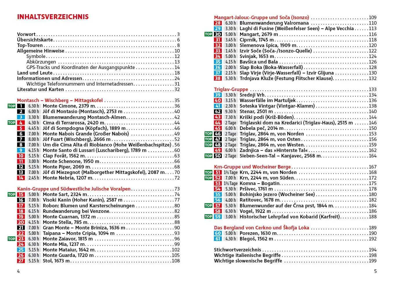 Bild: 9783763314799 | ROTHER Wanderführer Julische Alpen. 61 Touren zwischen Tarvisio,...