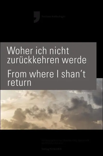 Cover: 9783940384799 | Woher ich nicht zurückkehren werde - From where I shan't return | Buch