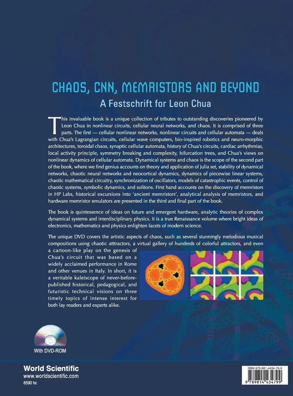 Rückseite: 9789814434799 | CHAOS, CNN, MEMRISTORS AND BEYOND [DVD] | CNN | Chen | Buch | Gebunden