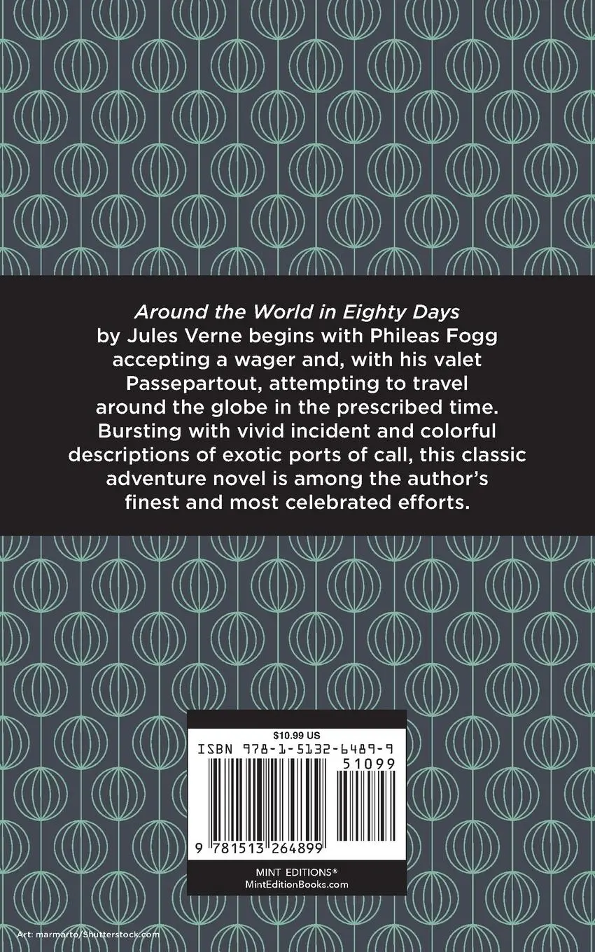 Rückseite: 9781513264899 | Around the World in 80 Days | Jules Verne | Taschenbuch | Englisch