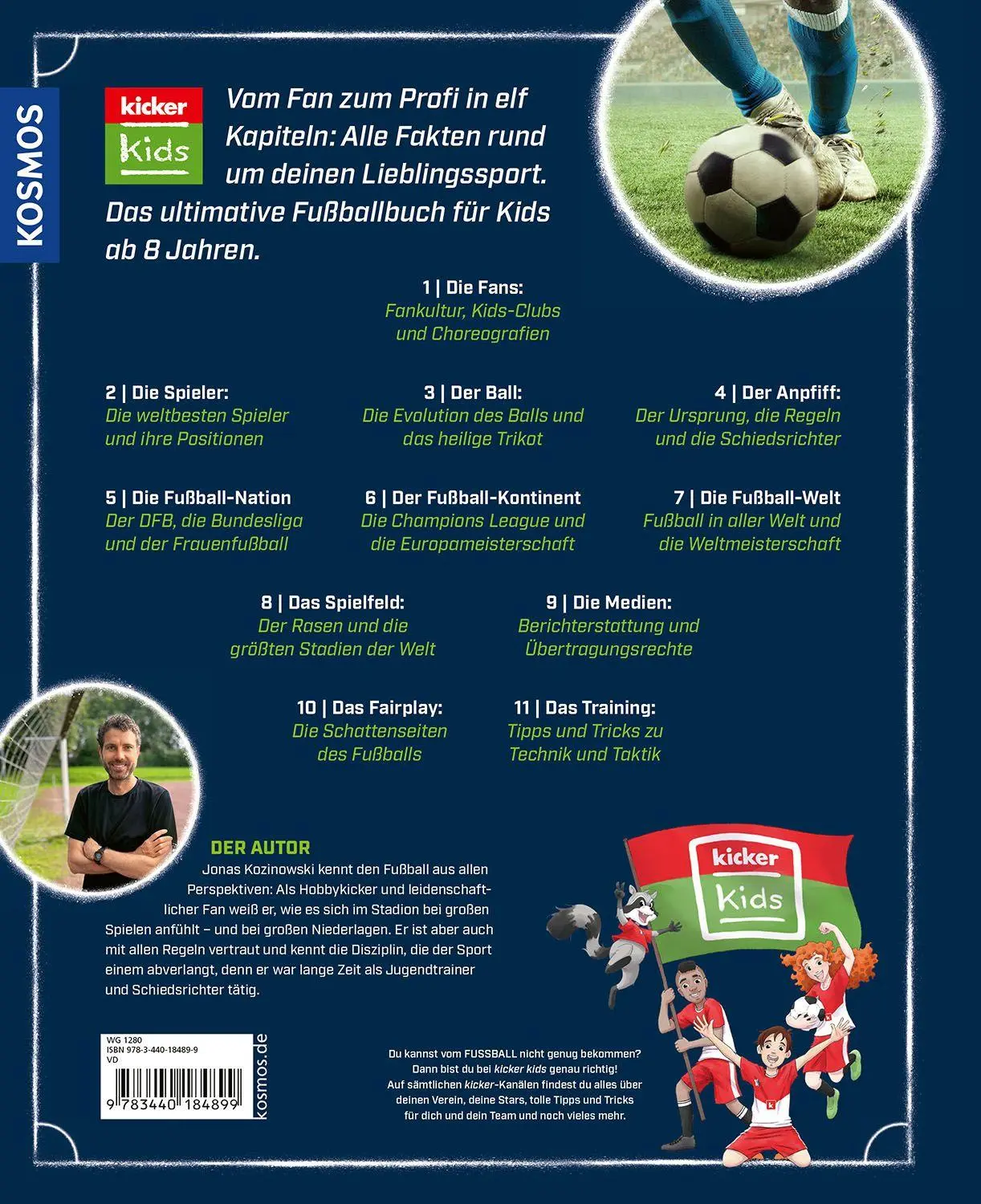 Bild: 9783440184899 | kicker Kids Fußball | Jonas Kozinowski | Buch | 160 S. | Deutsch