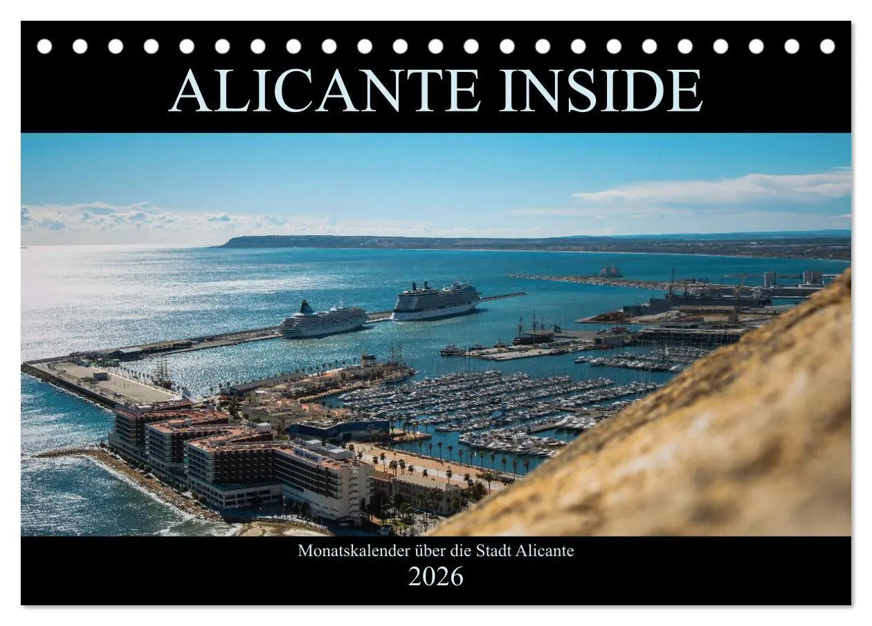 Cover: 9783457704899 | ALICANTE INSIDE - Monatskalender über die Stadt Alicante...