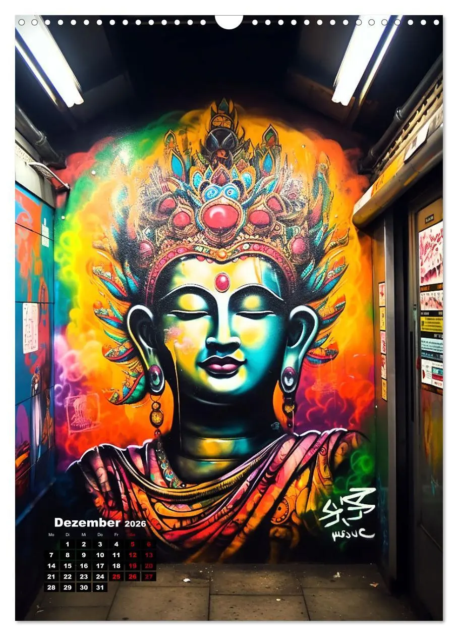Bild: 9783516274899 | Graffiti Art (Wandkalender 2026 DIN A3 hoch), CALVENDO Monatskalender