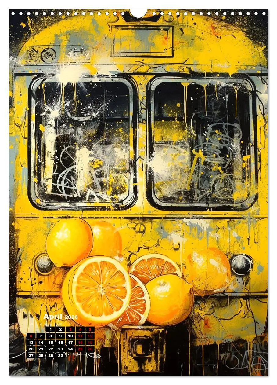 Bild: 9783516274899 | Graffiti Art (Wandkalender 2026 DIN A3 hoch), CALVENDO Monatskalender