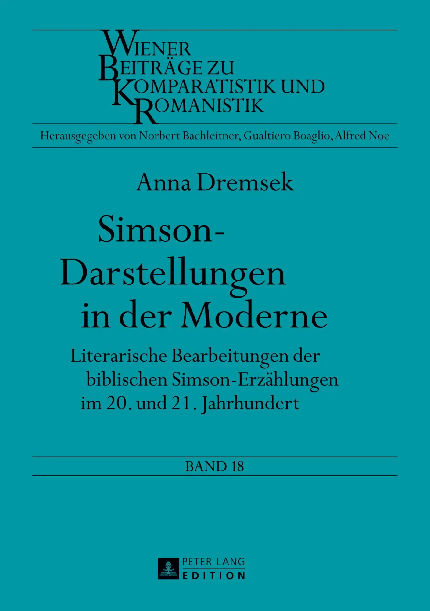 Cover: 9783631634899 | Simson-Darstellungen in der Moderne | Anna Dremsek | Buch | 278 S.