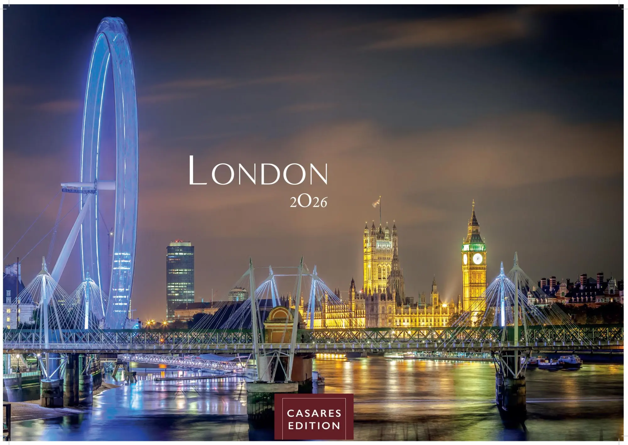 Cover: 9781835244999 | London Kalender 2026 - Wandkalender Fotokalender England 35x50cm...