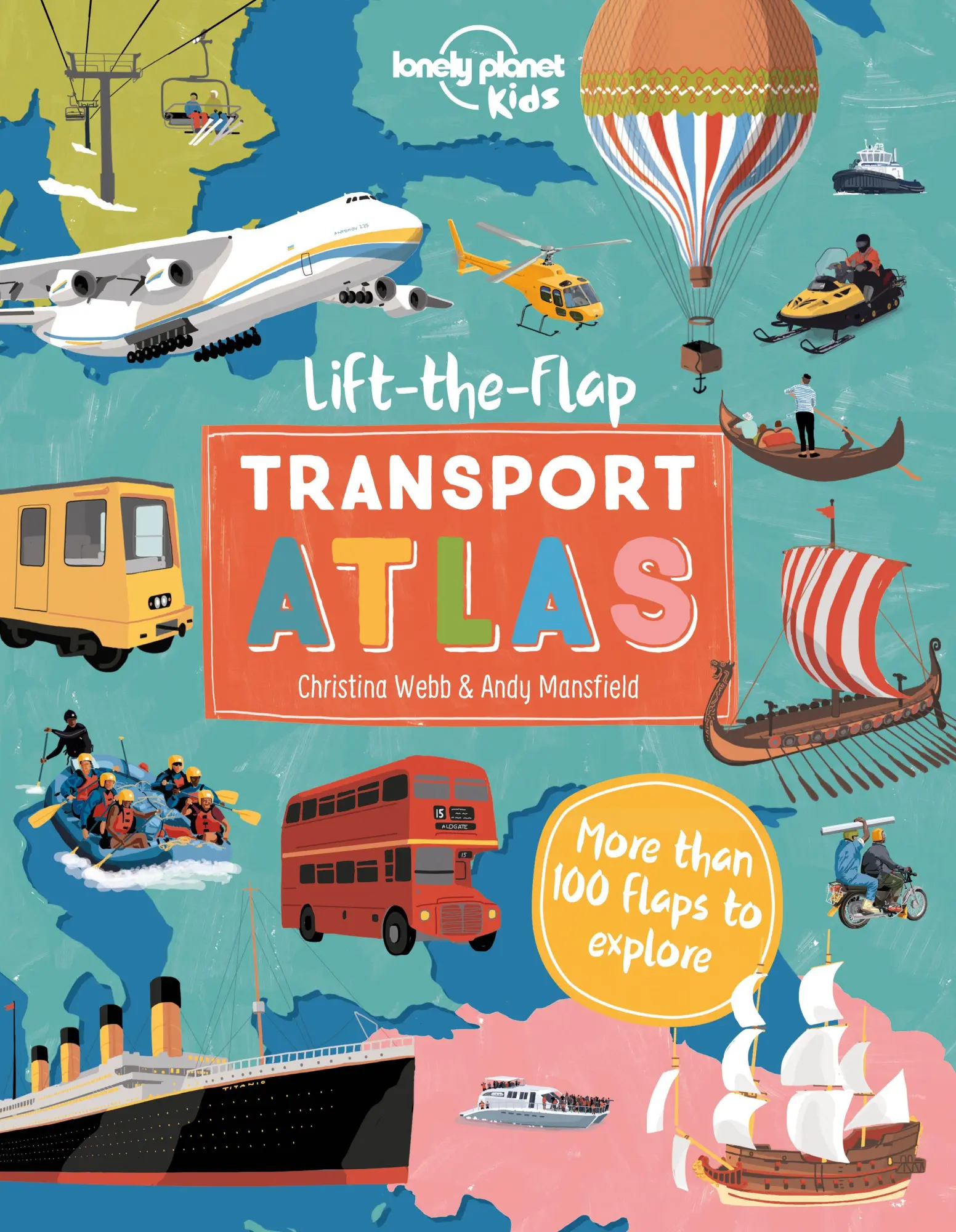 Cover: 9781838694999 | Lonely Planet Kids Lift the Flap Transport Atlas | Webb (u. a.) | Buch