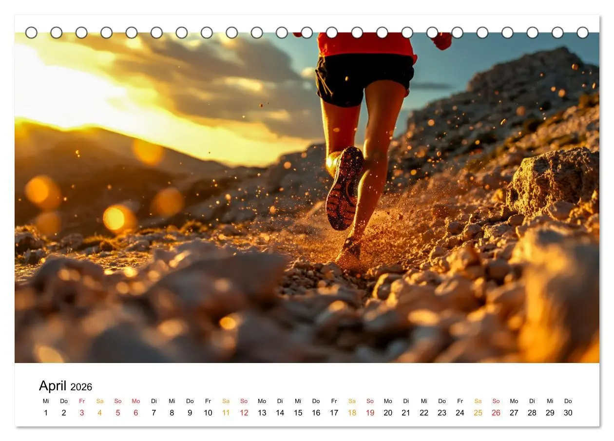 Bild: 9783457314999 | Trailrunning Power (Tischkalender 2026 DIN A5 quer), CALVENDO...
