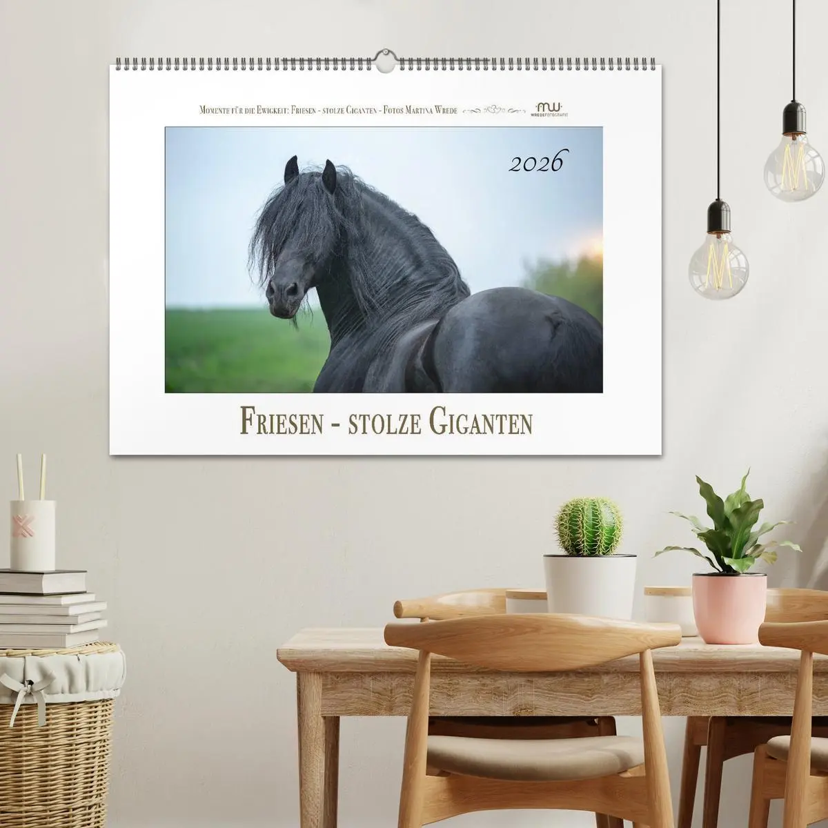 Bild: 9783457794999 | Friesen - stolze Giganten (Wandkalender 2026 DIN A2 quer), CALVENDO...