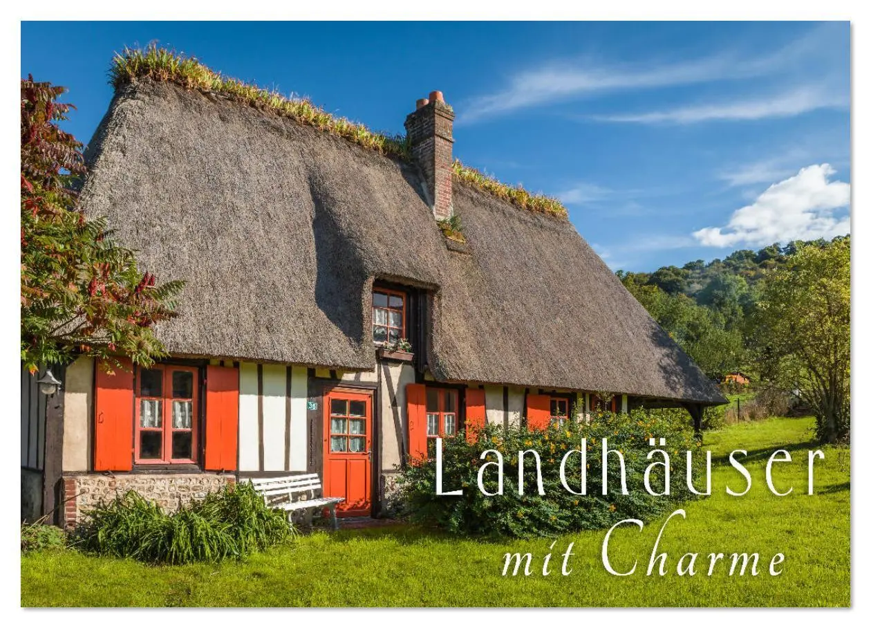Cover: 9783516024999 | Landhäuser mit Charme (Wandkalender 2026 DIN A2 quer), CALVENDO...