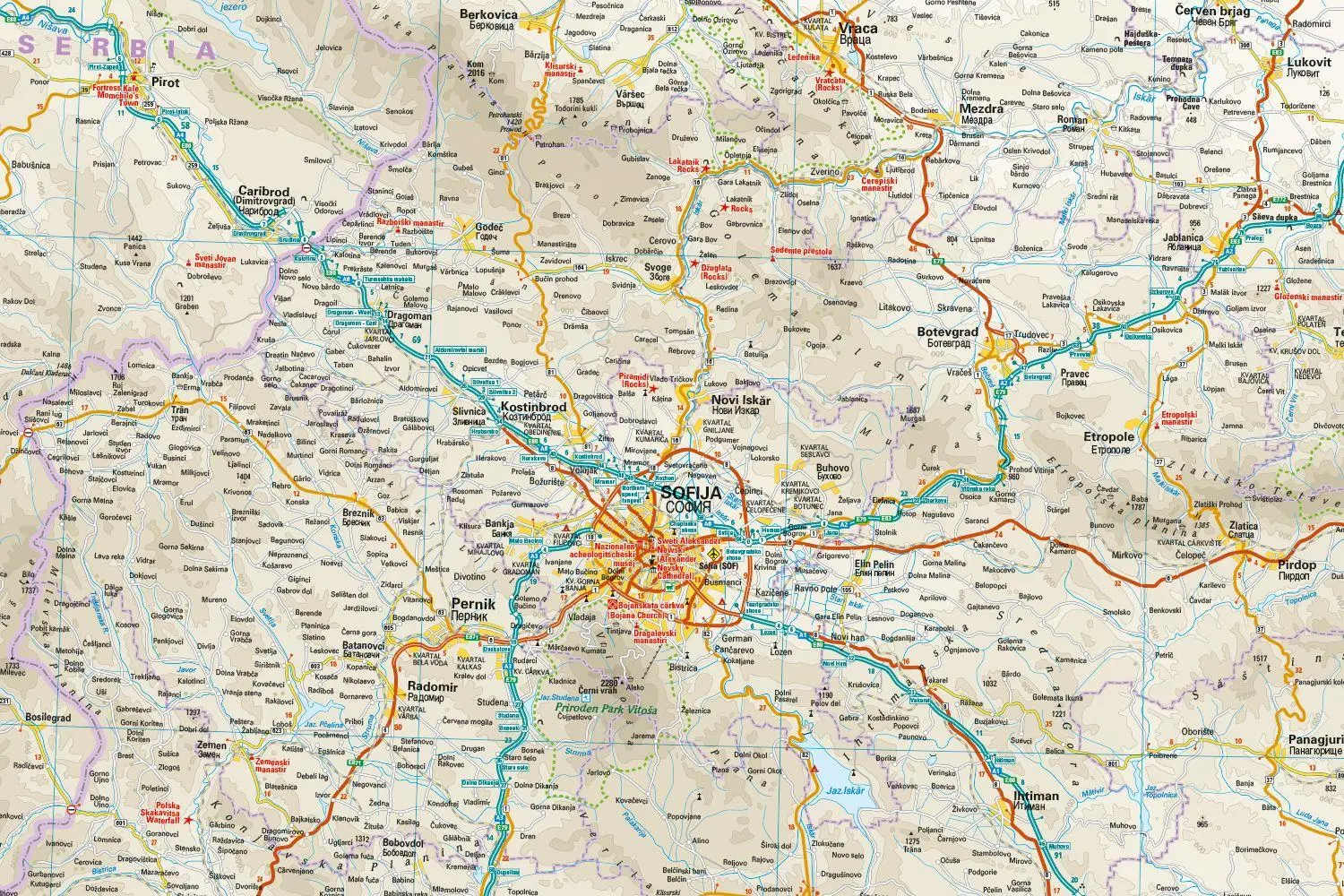 Bild: 9783831774999 | Reise Know-How Landkarte Bulgarien Bulgaria (1:400.000) | (Land-)Karte