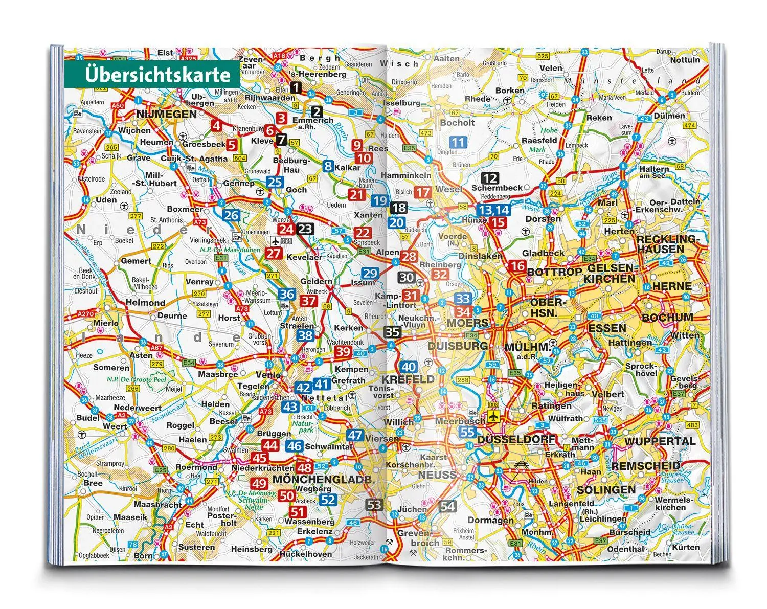 Bild: 9783991544999 | KOMPASS Wanderführer Niederrhein, zwischen Rhein und Maas, 55...