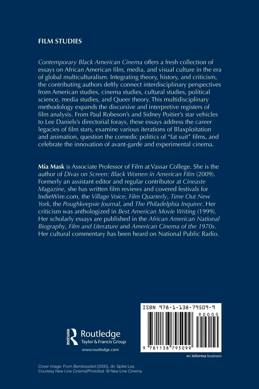 Rückseite: 9781138795099 | Contemporary Black American Cinema | Mia Mask | Taschenbuch | Englisch
