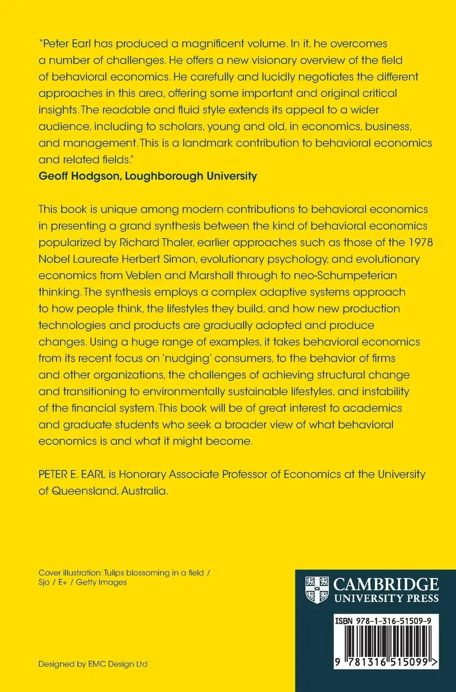 Rückseite: 9781316515099 | Principles of Behavioral Economics | Peter E. Earl | Buch | Englisch