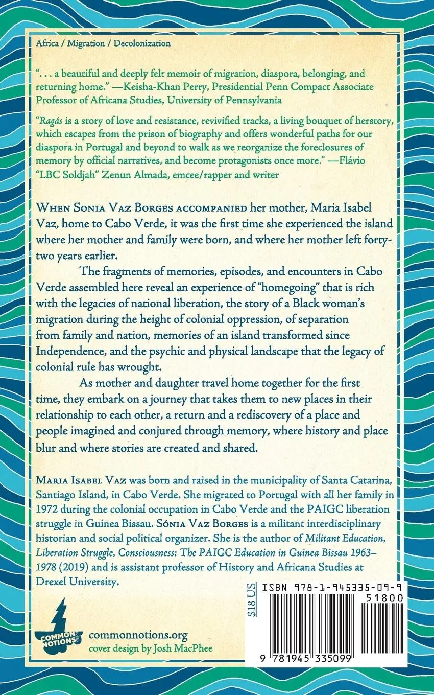 Rückseite: 9781945335099 | Ragás, because the sea has no place to grab | Maria Isabel Vaz (u. a.)