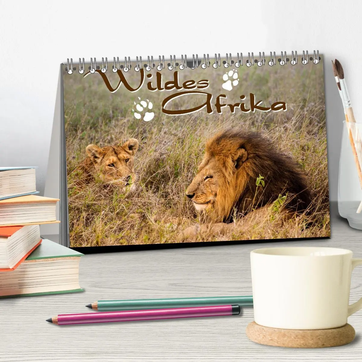 Bild: 9783516155099 | Wildes Afrika (Tischkalender 2026 DIN A5 quer), CALVENDO...