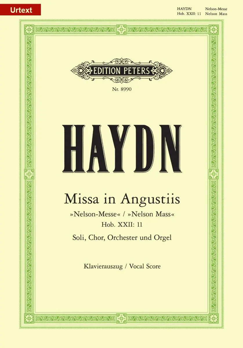 Cover: 9790014105099 | Missa in Angustiis Hob. Xxii:11 Nelson Mass (Vocal Score) | Haydn