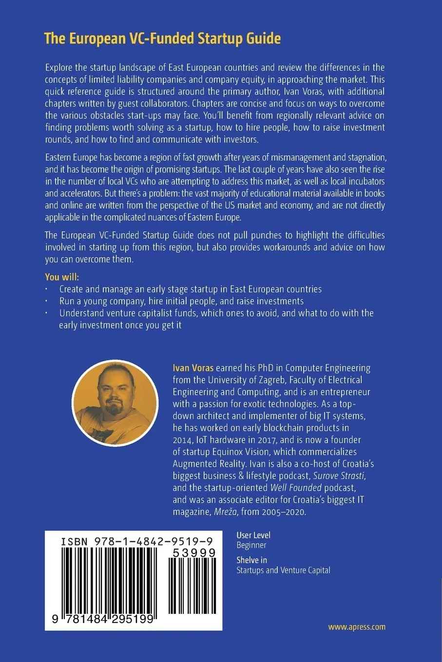 Rückseite: 9781484295199 | The European VC-Funded Startup Guide | Ivan Voras | Taschenbuch | xxix