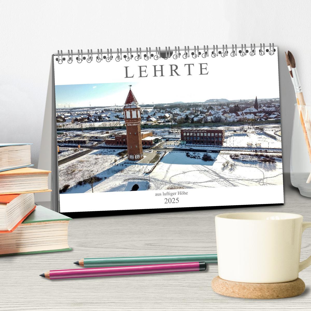Bild: 9783435035199 | Lehrte aus luftiger Höhe (Tischkalender 2025 DIN A5 quer), CALVENDO...