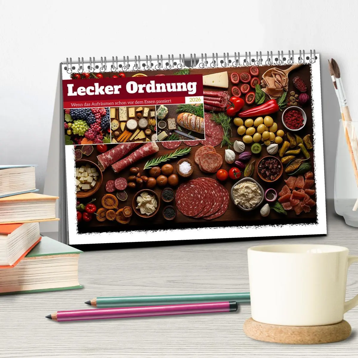 Bild: 9783457505199 | Lecker Ordnung (Tischkalender 2026 DIN A5 quer), CALVENDO...