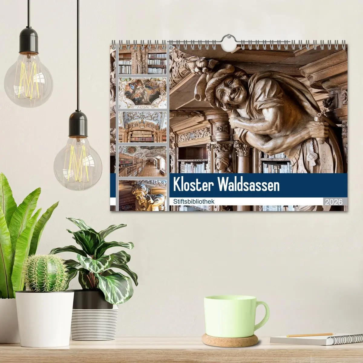 Bild: 9783457745199 | Kloster Waldsassen Stiftsbibliothek (Wandkalender 2026 DIN A4...