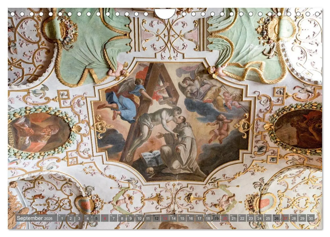 Bild: 9783457745199 | Kloster Waldsassen Stiftsbibliothek (Wandkalender 2026 DIN A4...