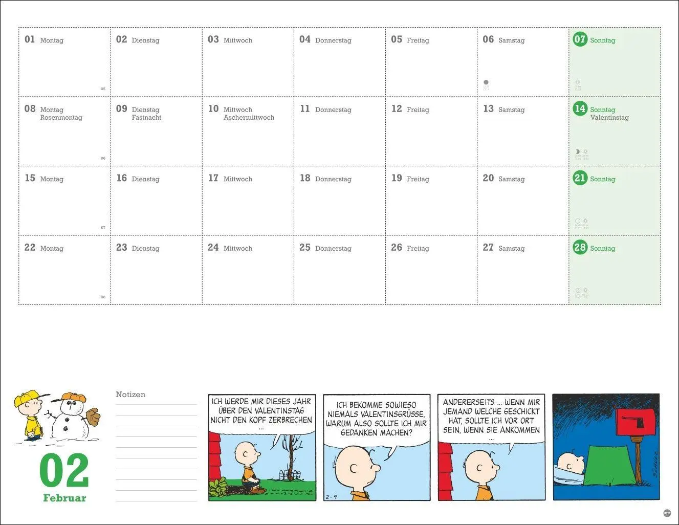 Bild: 9783756415199 | Peanuts Monatsplaner 2027 | Heye | Kalender | Peanuts Kalender Heye