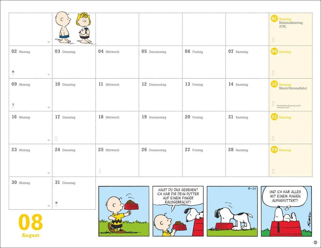 Bild: 9783756415199 | Peanuts Monatsplaner 2027 | Heye | Kalender | Peanuts Kalender Heye