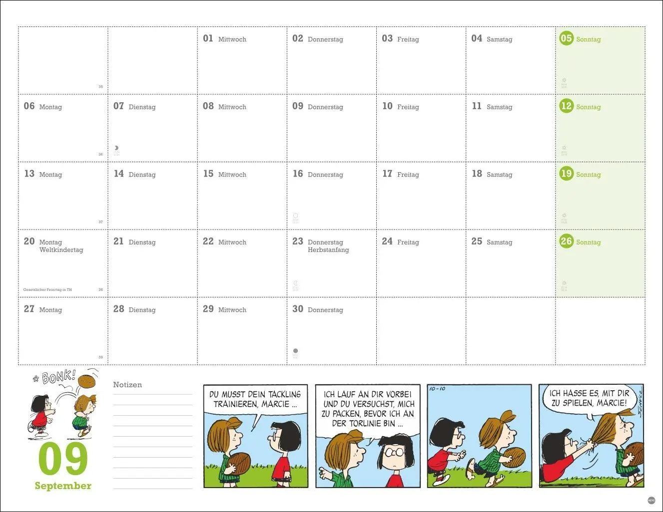 Bild: 9783756415199 | Peanuts Monatsplaner 2027 | Heye | Kalender | Peanuts Kalender Heye