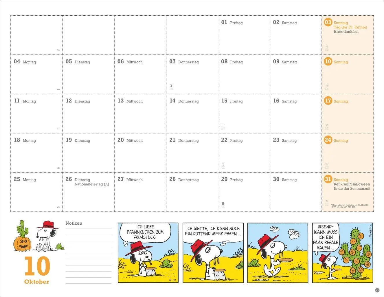 Bild: 9783756415199 | Peanuts Monatsplaner 2027 | Heye | Kalender | Peanuts Kalender Heye
