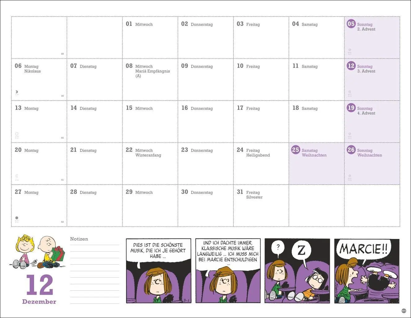 Bild: 9783756415199 | Peanuts Monatsplaner 2027 | Heye | Kalender | Peanuts Kalender Heye