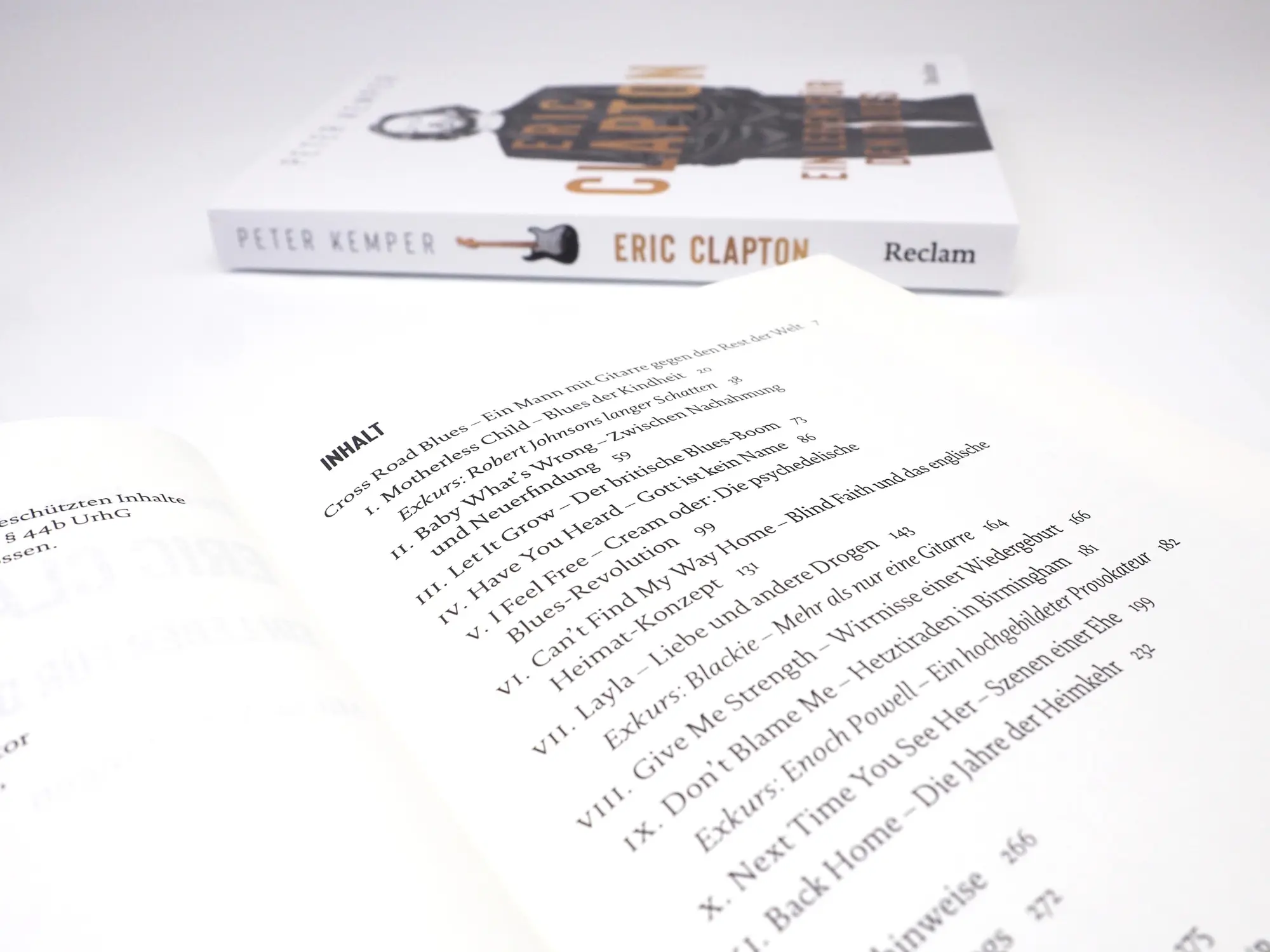 Bild: 9783150115299 | Eric Clapton. Ein Leben für den Blues | Peter Kemper | Taschenbuch