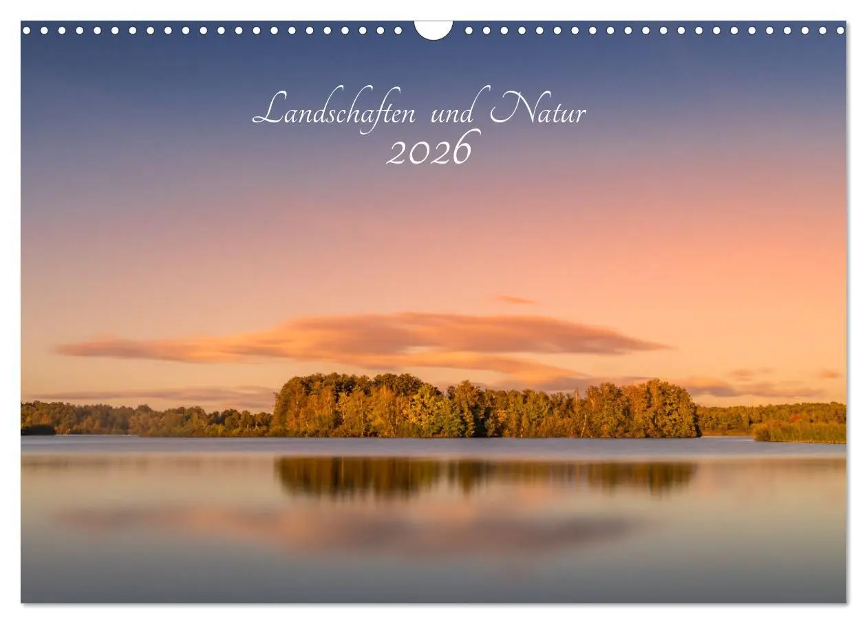 Cover: 9783457595299 | Landschaften und Natur 2026 (Wandkalender 2026 DIN A3 quer),...