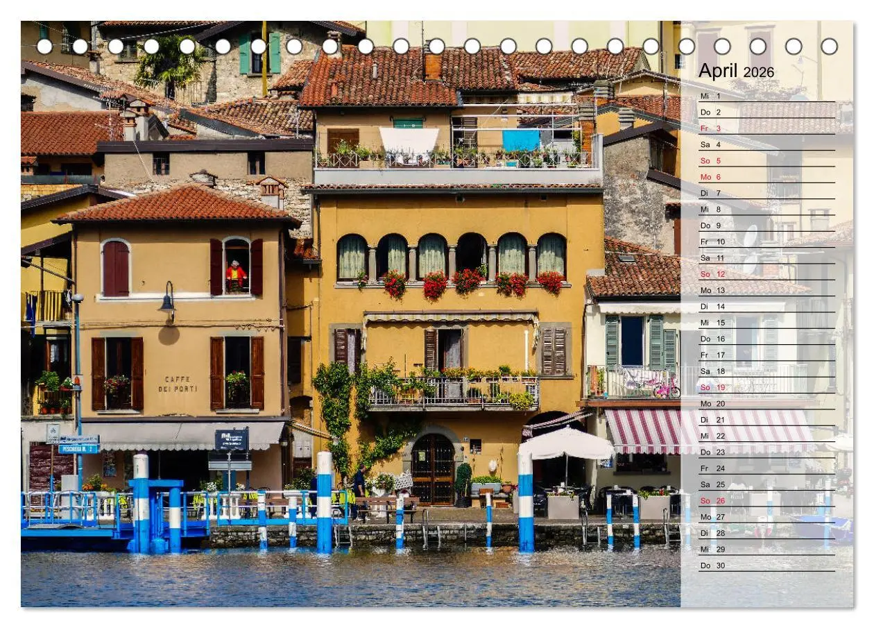 Bild: 9783457805299 | Impressionen vom Iseosee (Tischkalender 2026 DIN A5 quer), CALVENDO...
