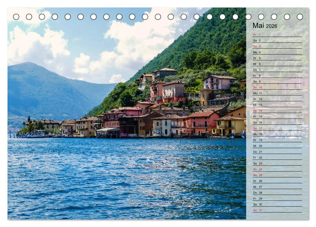 Bild: 9783457805299 | Impressionen vom Iseosee (Tischkalender 2026 DIN A5 quer), CALVENDO...