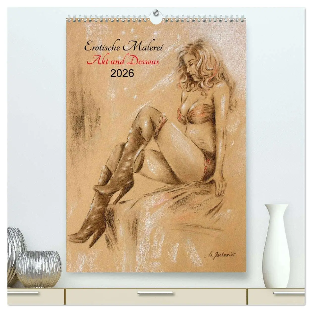 Cover: 9783516445299 | Erotische Malerei - Akt und Dessous (hochwertiger Premium...