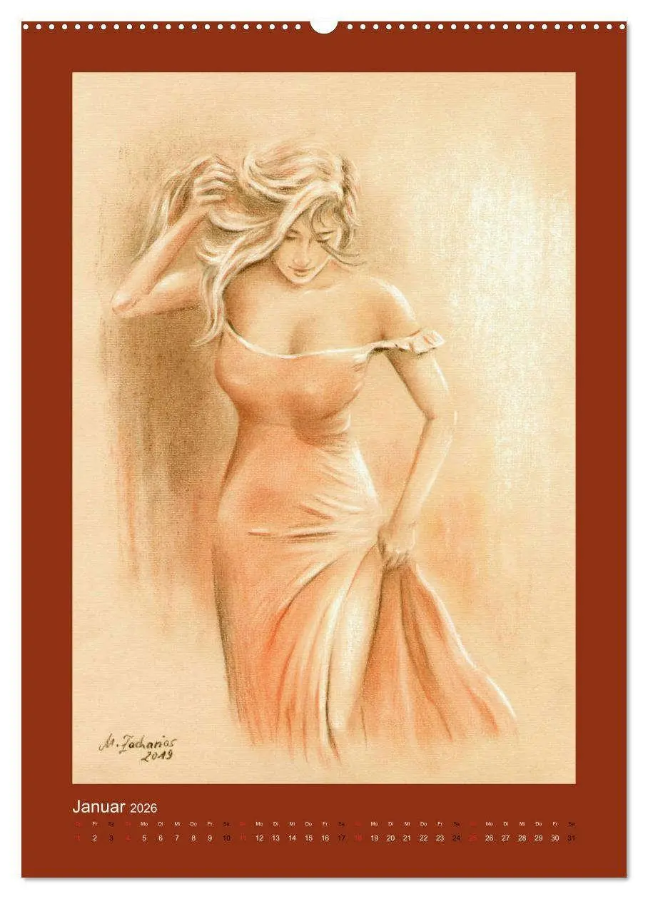 Bild: 9783516445299 | Erotische Malerei - Akt und Dessous (hochwertiger Premium...
