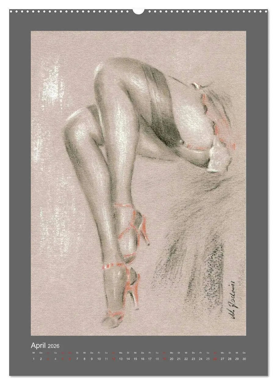 Bild: 9783516445299 | Erotische Malerei - Akt und Dessous (hochwertiger Premium...