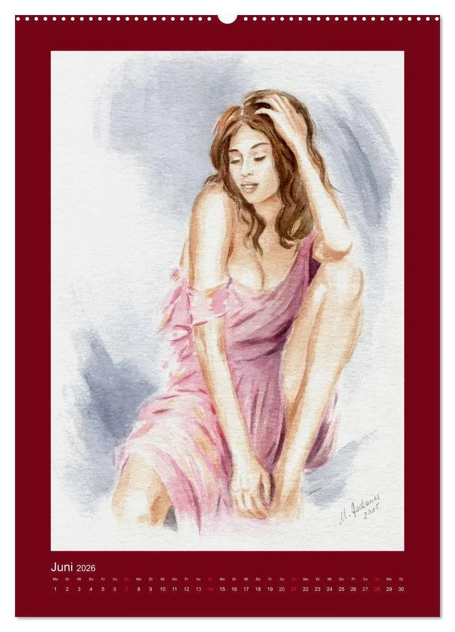 Bild: 9783516445299 | Erotische Malerei - Akt und Dessous (hochwertiger Premium...