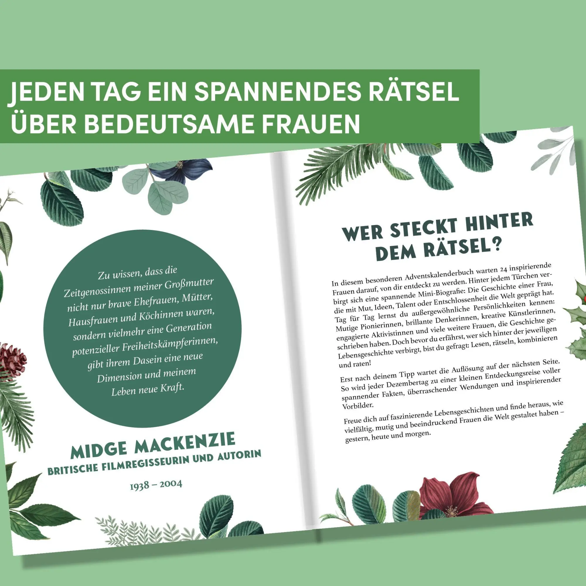 Bild: 9783735855299 | Berühmte Frauen, die Geschichte schrieben. Adventskalenderbuch | Heine