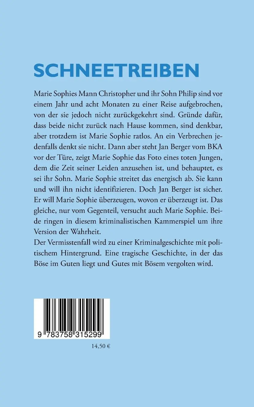 Rückseite: 9783758315299 | Schneetreiben | Philip | Heribert R. Brennig | Taschenbuch | Paperback