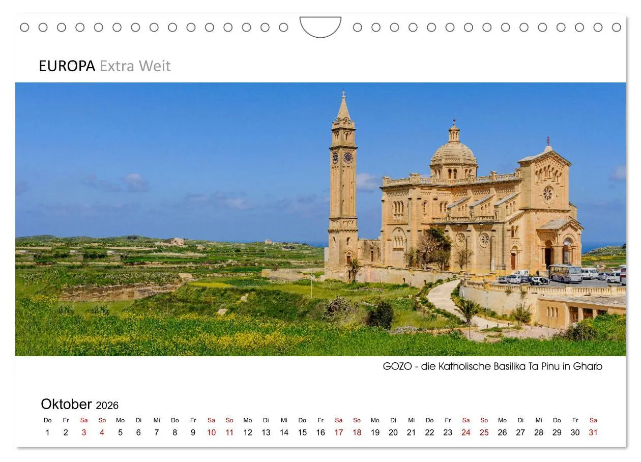 Bild: 9783457655399 | Impressionen aus GOZO - Panoramabilder (Wandkalender 2026 DIN A4...