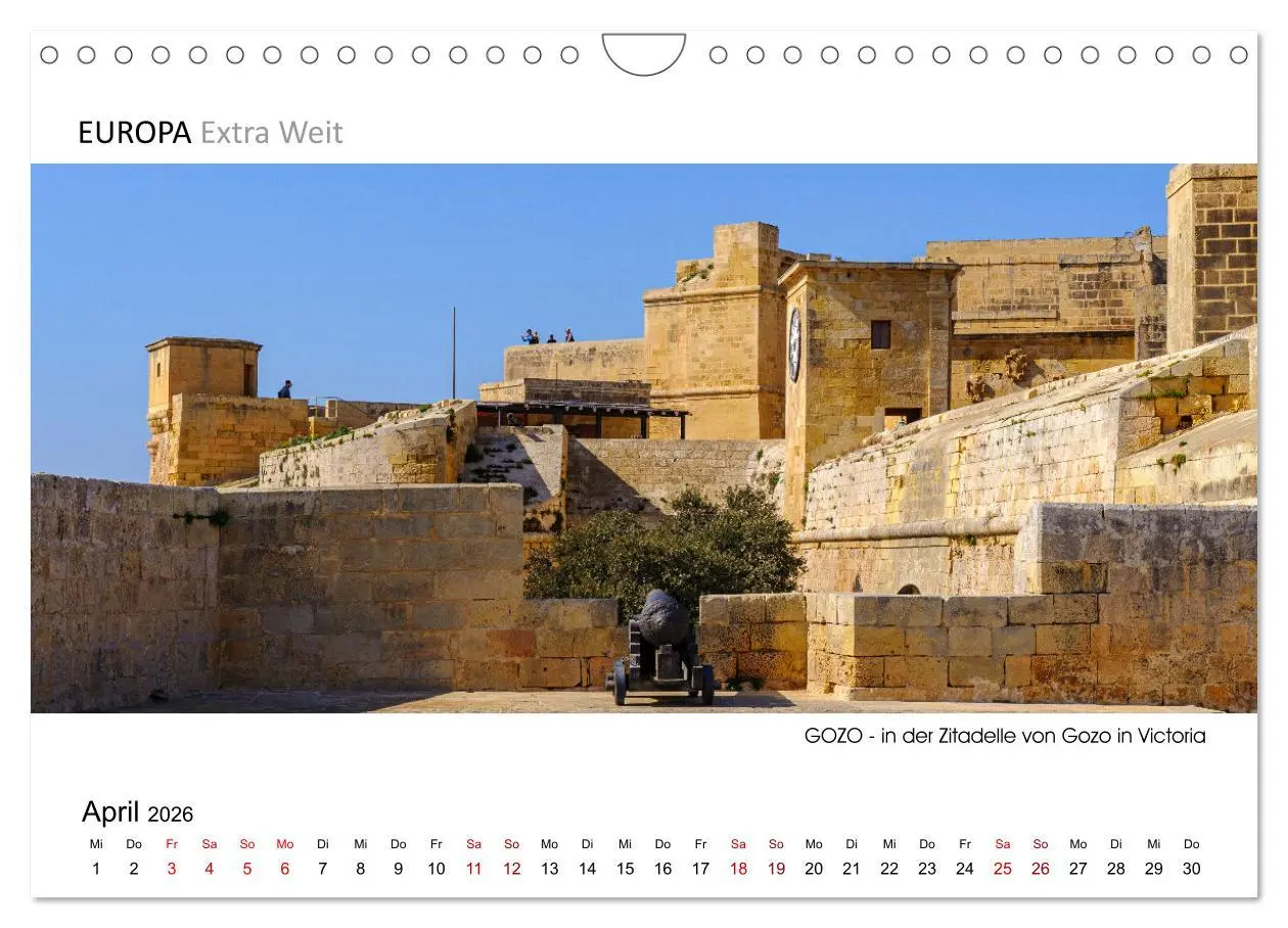 Bild: 9783457655399 | Impressionen aus GOZO - Panoramabilder (Wandkalender 2026 DIN A4...