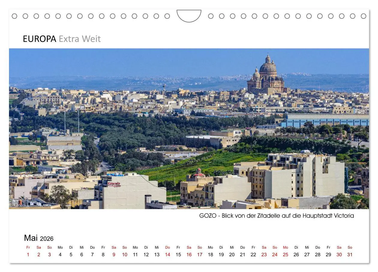 Bild: 9783457655399 | Impressionen aus GOZO - Panoramabilder (Wandkalender 2026 DIN A4...