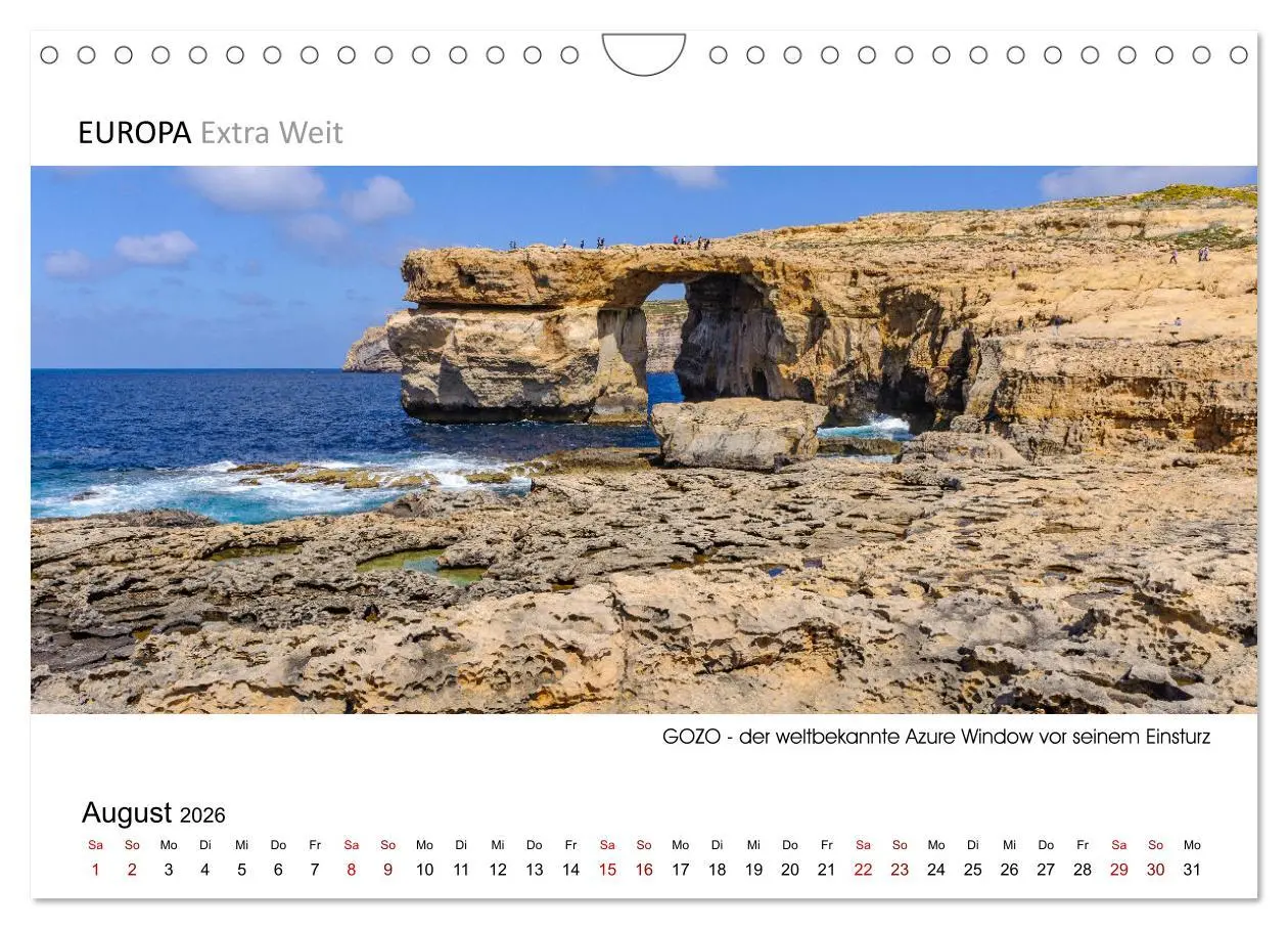 Bild: 9783457655399 | Impressionen aus GOZO - Panoramabilder (Wandkalender 2026 DIN A4...