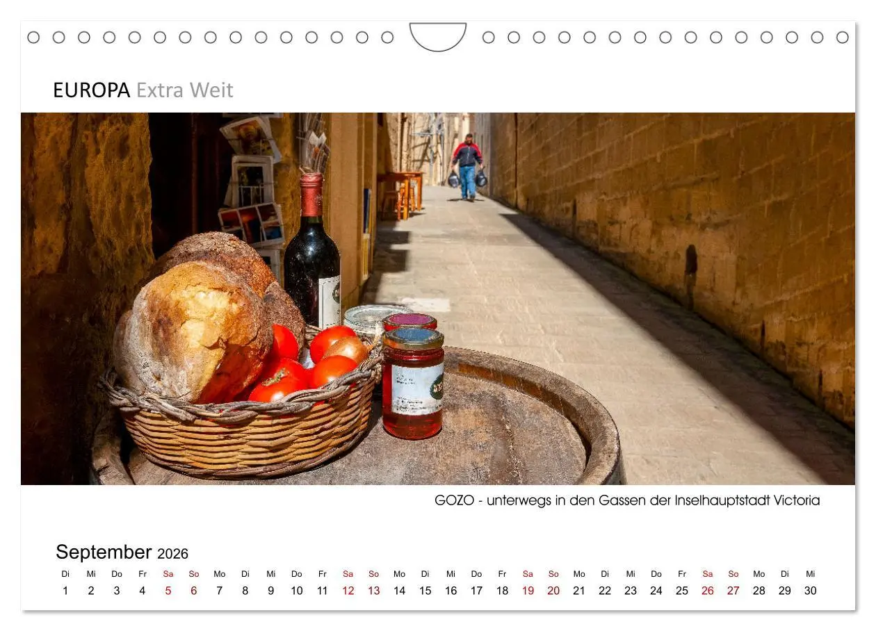 Bild: 9783457655399 | Impressionen aus GOZO - Panoramabilder (Wandkalender 2026 DIN A4...