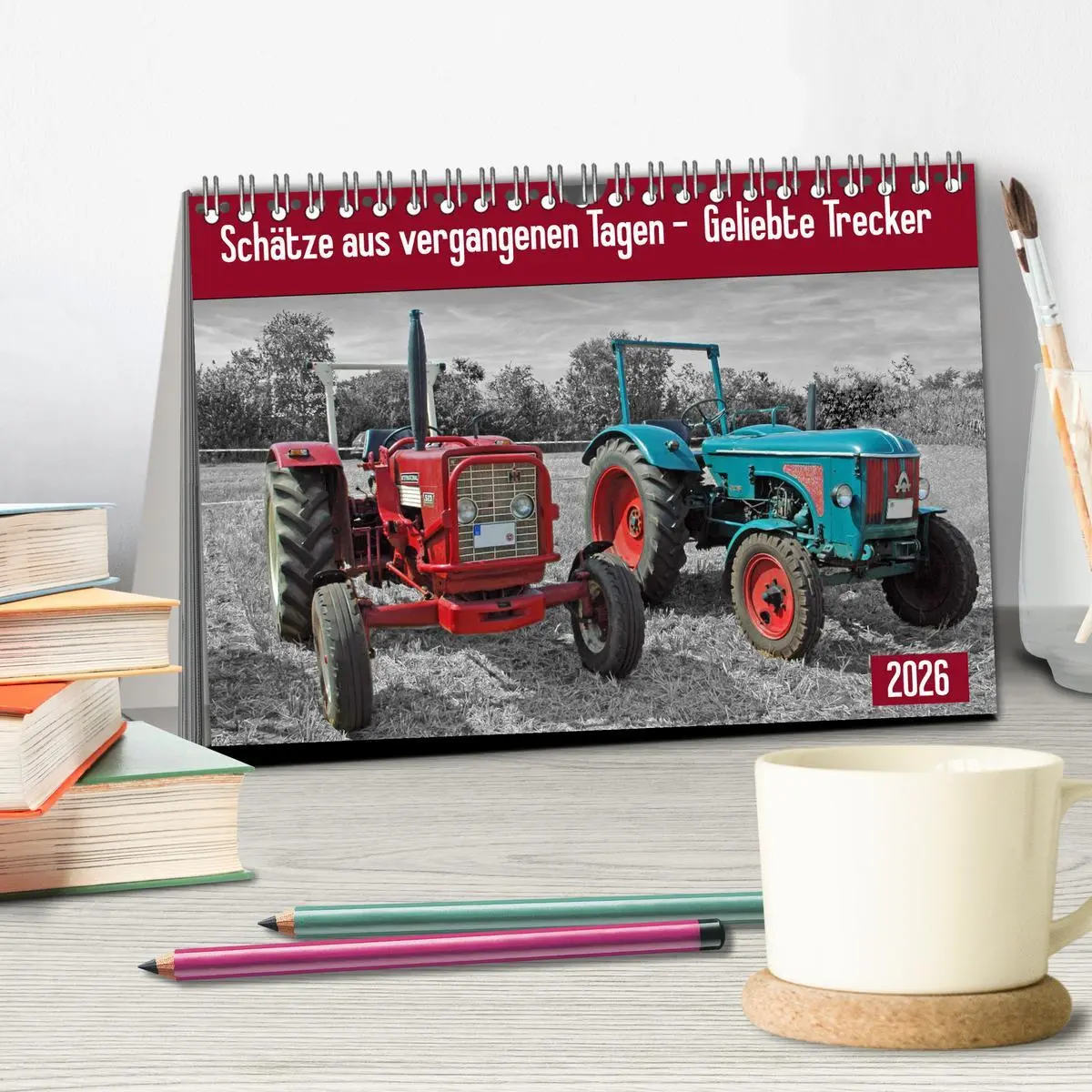 Bild: 9783457725399 | Schätze aus vergangenen Tagen - geliebte Trecker (Tischkalender...