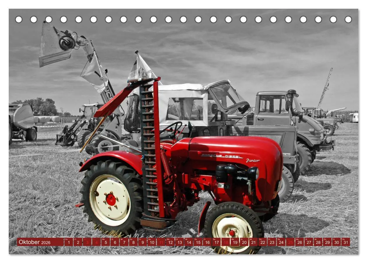 Bild: 9783457725399 | Schätze aus vergangenen Tagen - geliebte Trecker (Tischkalender...