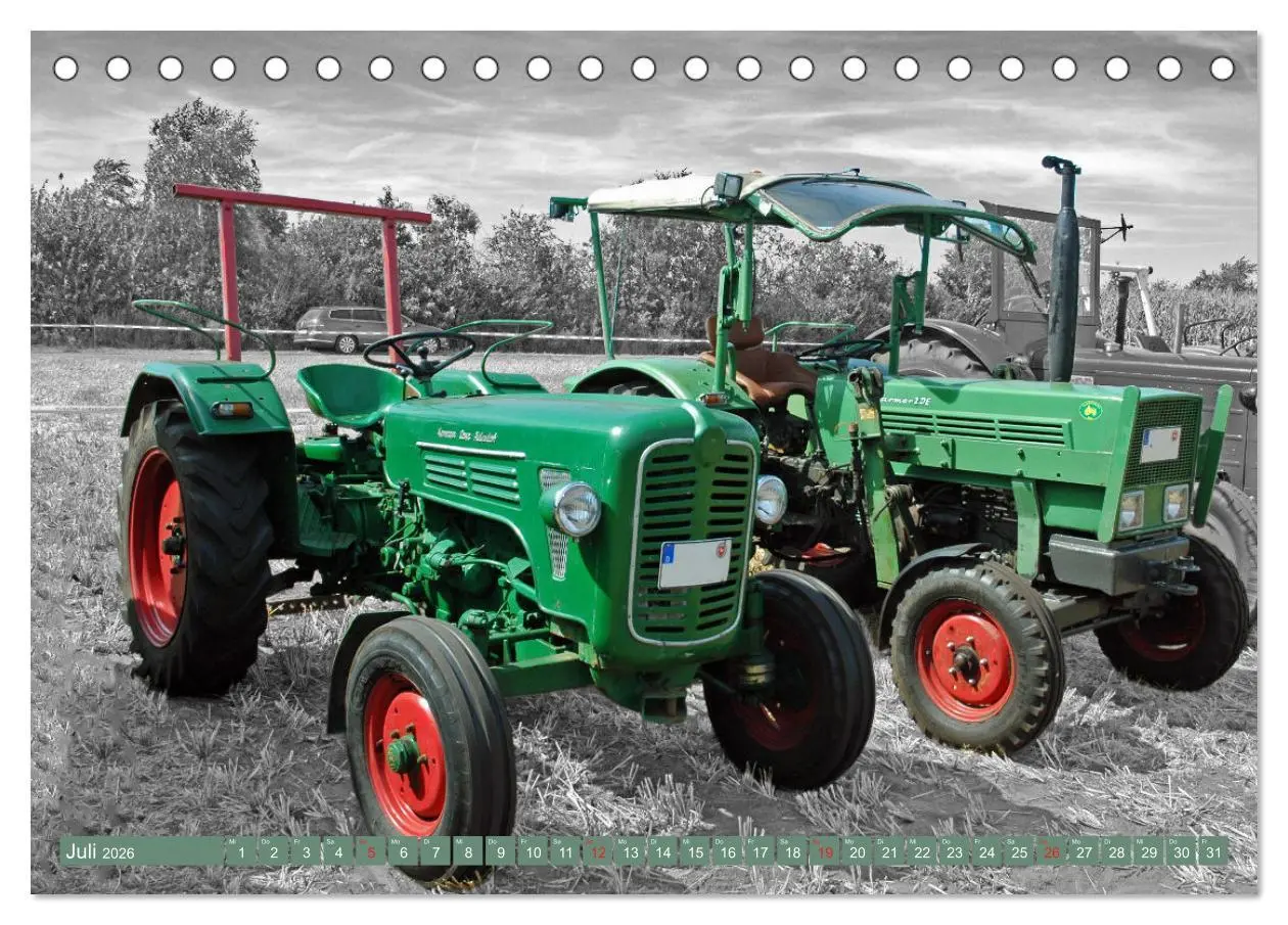 Bild: 9783457725399 | Schätze aus vergangenen Tagen - geliebte Trecker (Tischkalender...